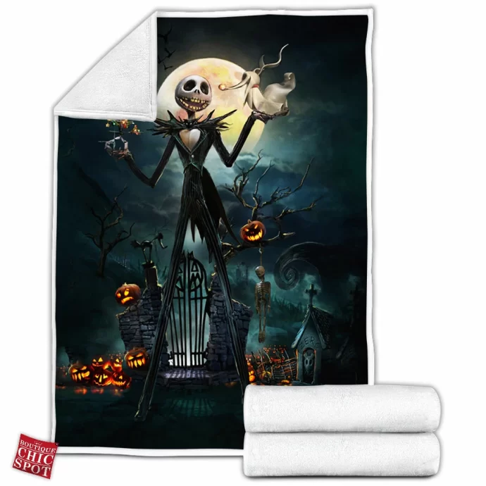 Jack Skellington Fleece Blanket