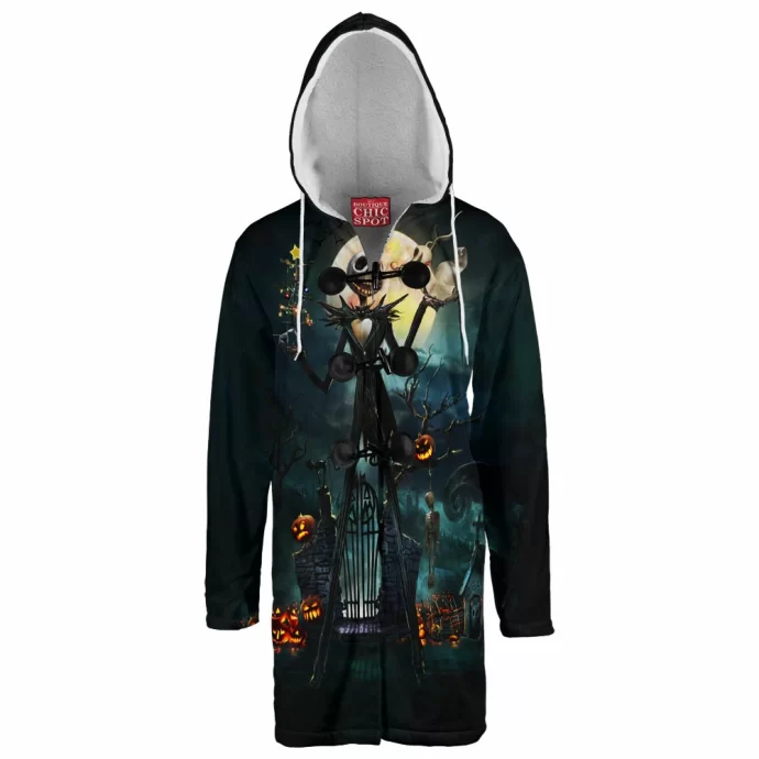 Jack Skellington Hooded Cloak Coat