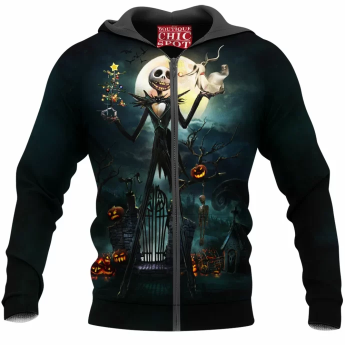 Jack Skellington Zip Hoodie