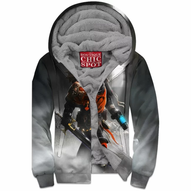 T DUONG Boutique 4173 Zip Fleece Hoodie
