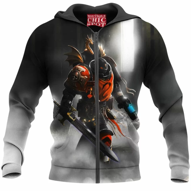 T DUONG Boutique 4173 Zip Hoodie