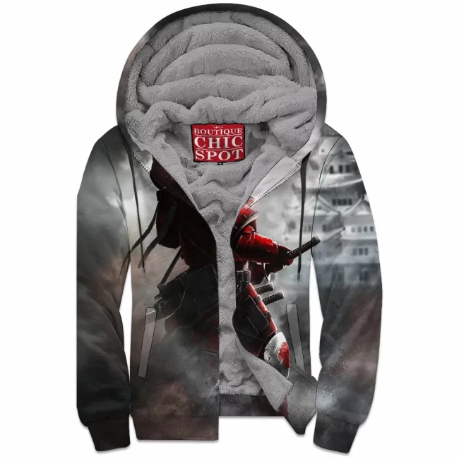 T DUONG Boutique 4175 Zip Fleece Hoodie