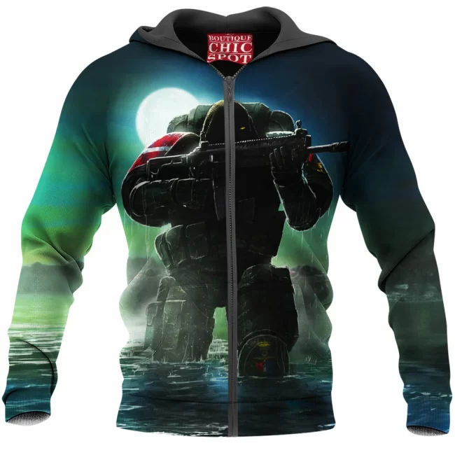 T DUONG Boutique 4176 Zip Hoodie
