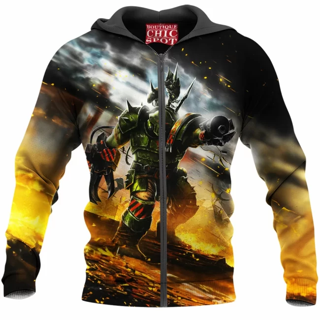 T DUONG Boutique 4182 Zip Hoodie