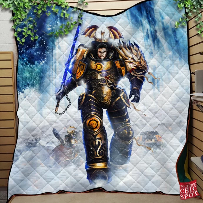 The Dragon Primarch Quilt Blanket