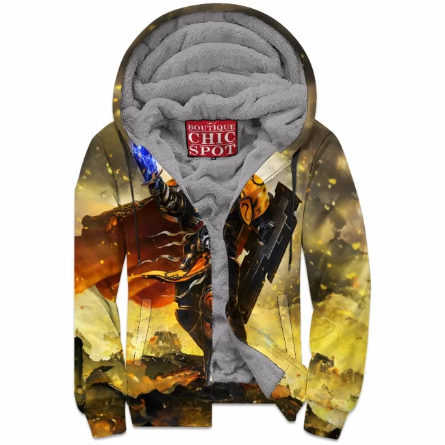 T DUONG Boutique 4187 Zip Fleece Hoodie