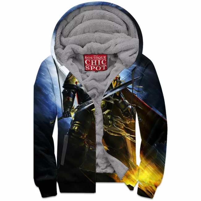 T DUONG Boutique 4190 Zip Fleece Hoodie