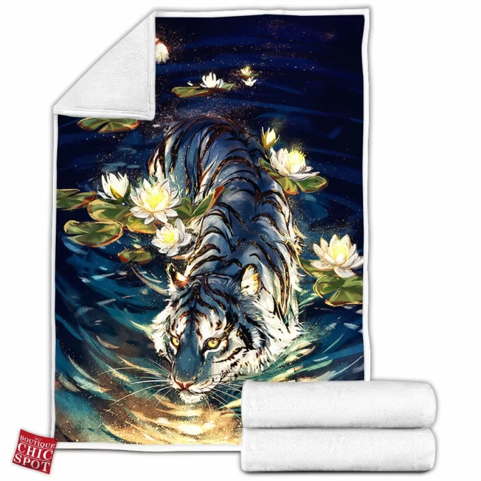 Tiger Fleece Blanket