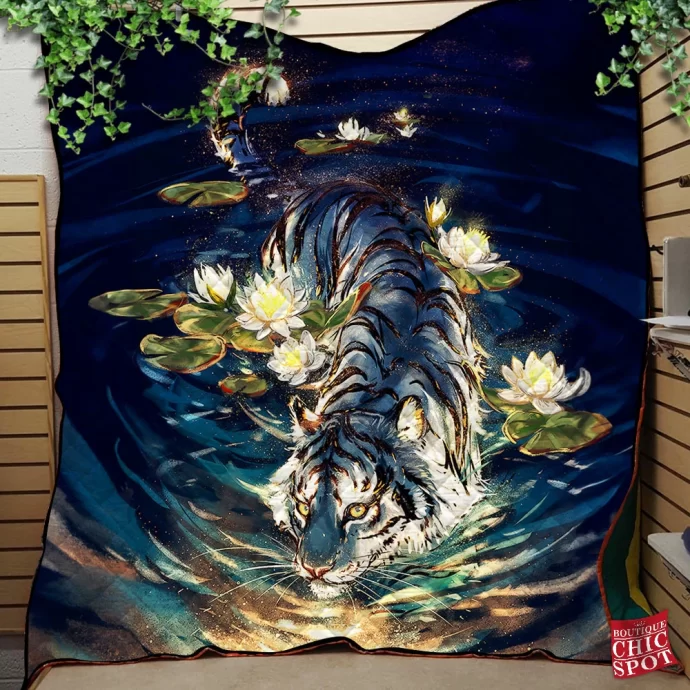 Tiger Quilt Blanket