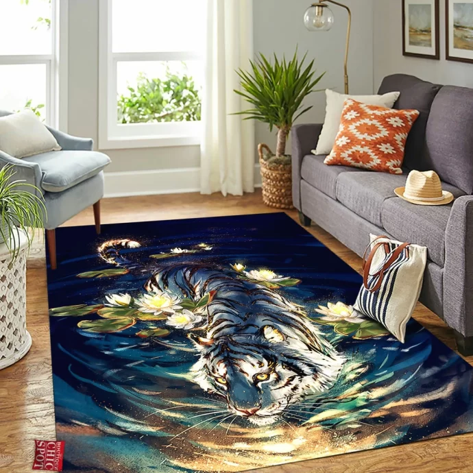 Tiger Rectangle Rug