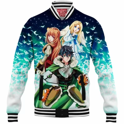 Anime Baseball-Jacket, Naofumi Baseball-Jacket, The Rising of the Shield Hero Baseball-Jacket