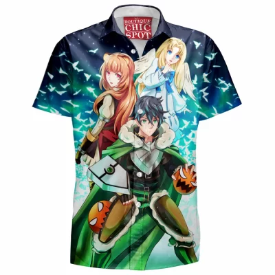 Anime Hawaiian-Shirt, Naofumi Hawaiian-Shirt, The Rising of the Shield Hero Hawaiian-Shirt
