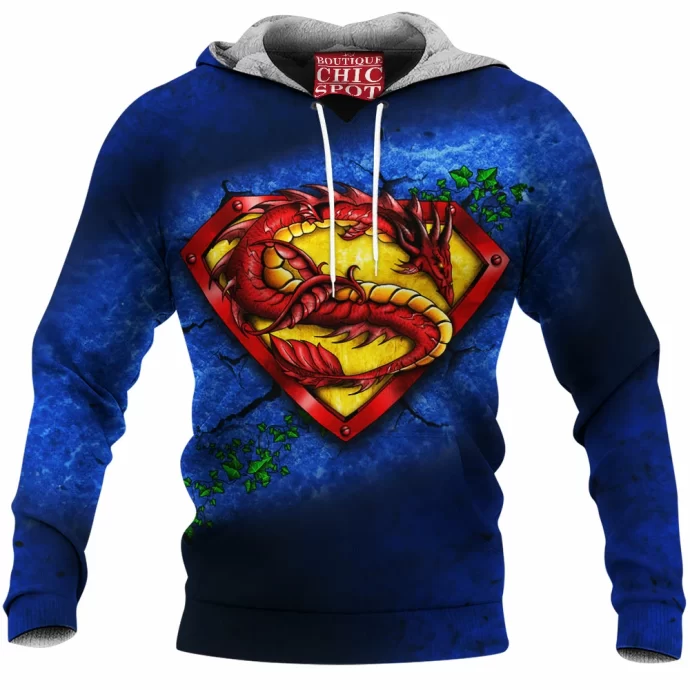 Superman Logo Fleece Hoodie