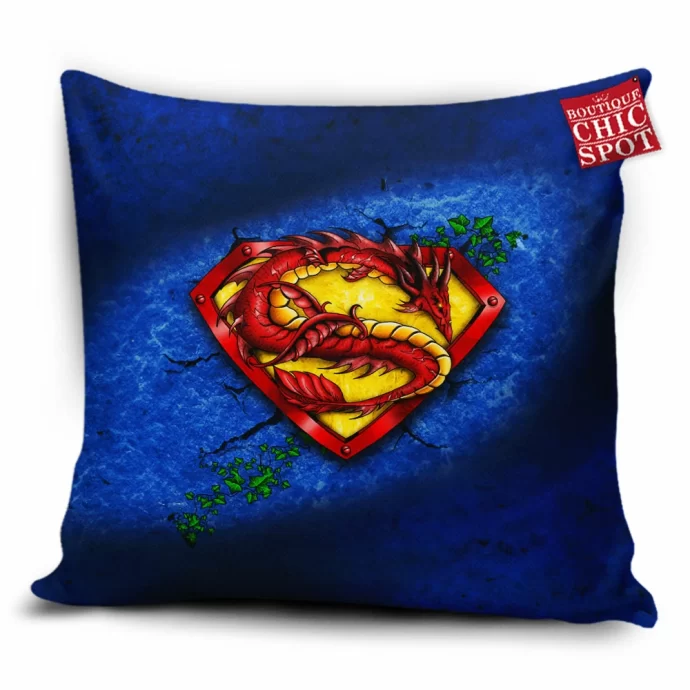 Superman Logo Pillow Cover