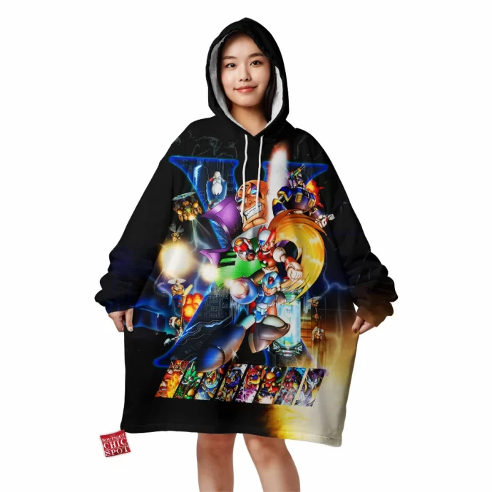 Megaman X Poster 953820958 Blanket Hoodie