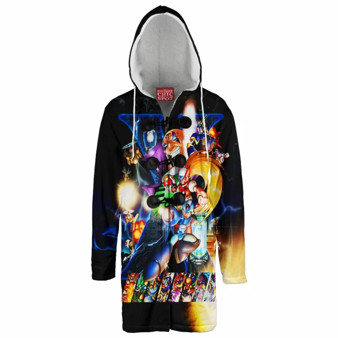 Megaman X Poster 953820958 Hooded Cloak Coat