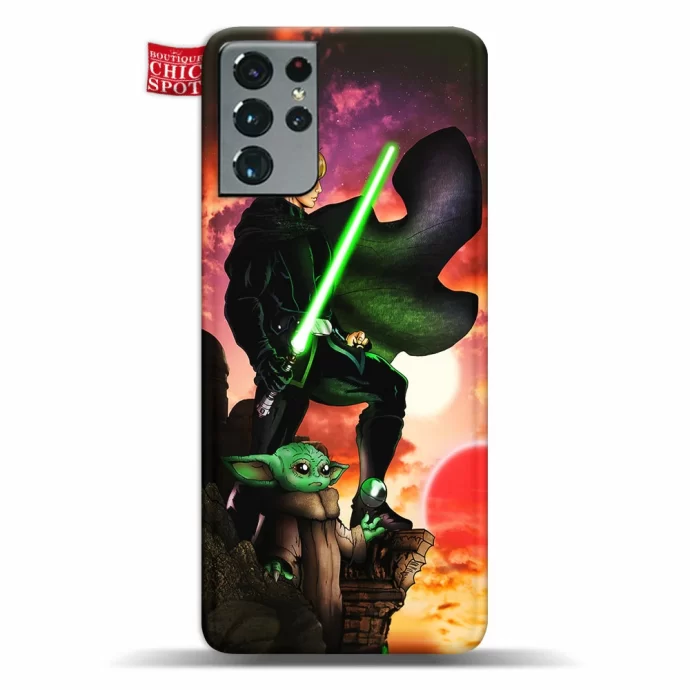 Luke And Grogu Phone Case Samsung