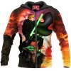Sci-Fi Zip-Hoodie, Grogu Zip-Hoodie, Baby Yoda Zip-Hoodie, Star Wars Zip-Hoodie, The Mandalorian Zip-Hoodie