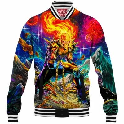Comic Baseball-Jacket, Ghost Rider Baseball-Jacket