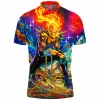 Comic Polo Shirt, Ghost Rider Polo Shirt