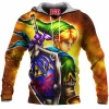 Game Fleece-Hoodie, The Legend of Zelda Fleece-Hoodie, Zelda Link Fleece-Hoodie