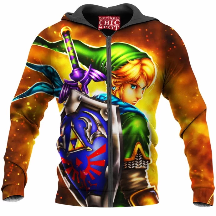 Link Zelda Zip Hoodie