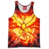 Anime Tank-Top, Moltres Tank-Top, Pokemon Tank-Top
