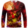 Pokemon Zip Sweatshirt, Anime Zip Sweatshirt, Mega Tyranitar Zip Sweatshirt