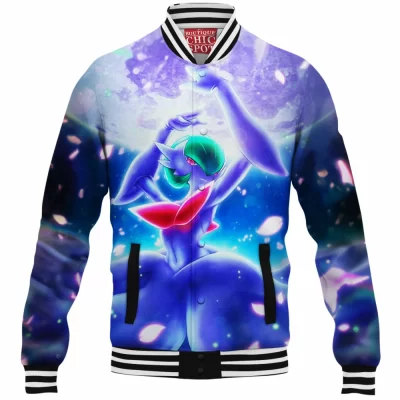 Anime Baseball-Jacket, Mega Gardevoir Baseball-Jacket, Pokemon Baseball-Jacket