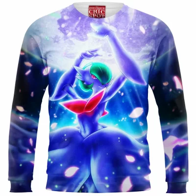 Pokemon Zip Sweatshirt, Anime Zip Sweatshirt, Mega Gardevoir Zip Sweatshirt