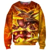 Pokemon Zip Sweatshirt, Anime Zip Sweatshirt, Rayquaza Zip Sweatshirt, Mega Rayquaza Zip Sweatshirt