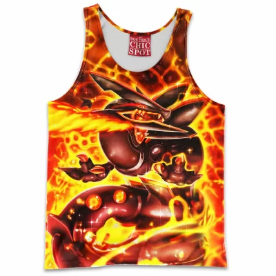 Anime Tank-Top, Mega Rayquaza Tank-Top, Pokemon Tank-Top