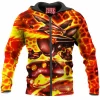 Anime Zip-Hoodie, Mega Rayquaza Zip-Hoodie, Pokemon Zip-Hoodie