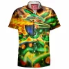 Anime Hawaiian-Shirt, Mega Rayquaza Hawaiian-Shirt, Pokemon Hawaiian-Shirt