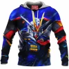 Anime Fleece-Hoodie, Gundam Fleece-Hoodie