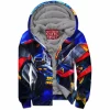 Anime Zip-Fleece-Hoodie, Gundam Zip-Fleece-Hoodie