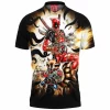 Comic Polo Shirt, Deadpool Polo Shirt
