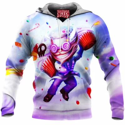 Game Fleece-Hoodie, League of Legends Fleece-Hoodie, Ziggs Fleece-Hoodie
