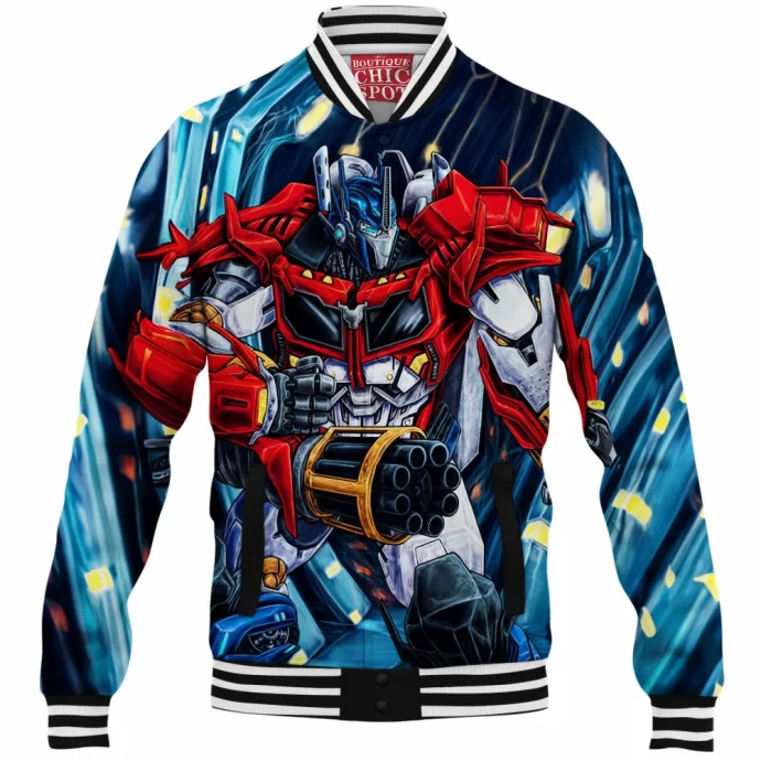 Optimus Prime Baseball Jacket