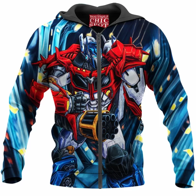 Optimus Prime Zip Hoodie