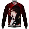 Anime Baseball-Jacket, Kakegurui Baseball-Jacket, Yumeko Jabami Baseball-Jacket