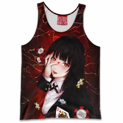 Anime Tank-Top, Kakegurui Tank-Top, Yumeko Jabami Tank-Top