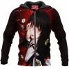 Anime Zip-Hoodie, Kakegurui Zip-Hoodie, Yumeko Jabami Zip-Hoodie