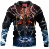 Comic Zip-Hoodie, Iron Spider Zip-Hoodie, Spider-man Zip-Hoodie