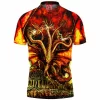 Monster Polo Shirt, Kaiju Polo Shirt, Sci-Fi Polo Shirt