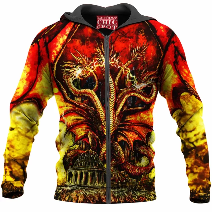 King Ghidorah Zip Hoodie