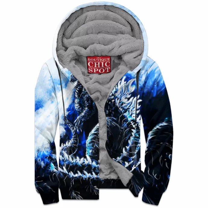 Godzilla Zip Fleece Hoodie