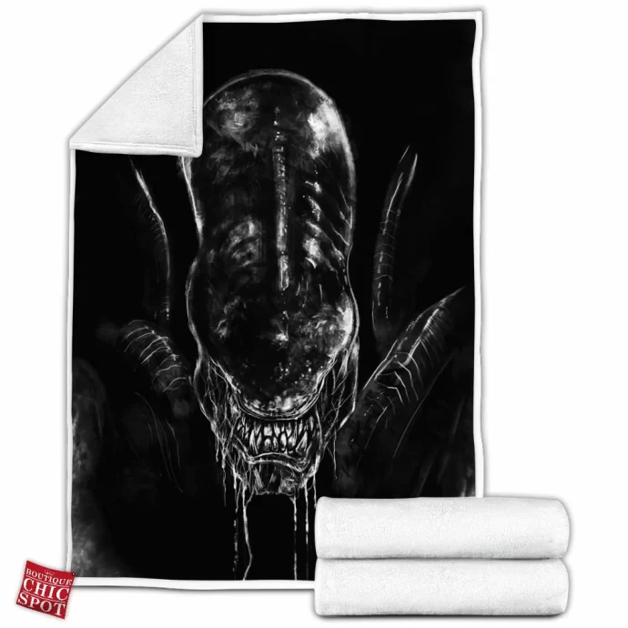 Alien Fleece Blanket