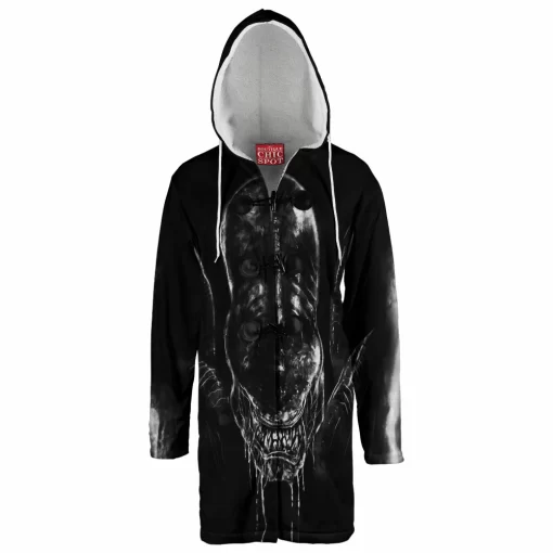 Alien Hooded Cloak Coat