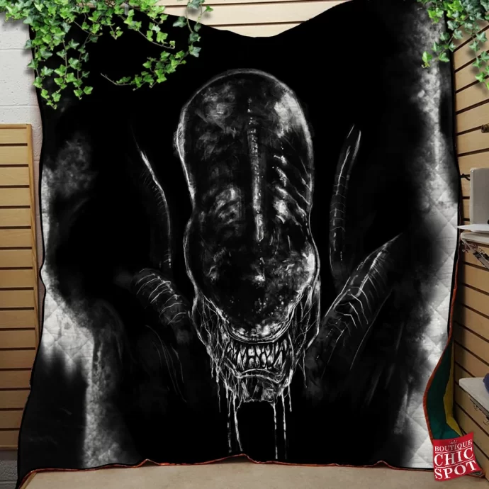 Alien Quilt Blanket